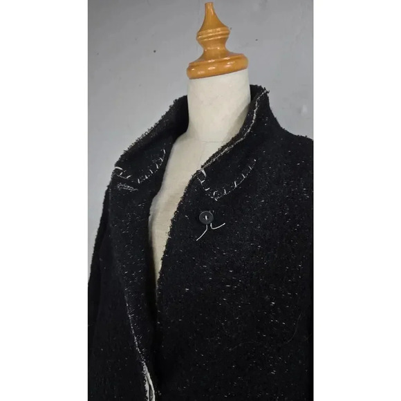 Transit Par Such Coat Jute Wool Avant Garde size M - Picture 7 of 11